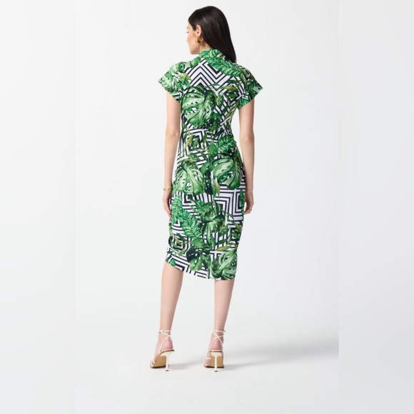 JOSEPH RIBKOFF TROPICAL 🌴 PRINT DRESS - Picture 3 of 11